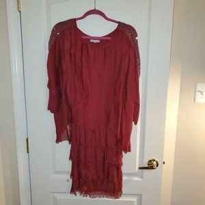 SILK COCKTAIL DRESS by Tempo Paris  NWOT $15 **w/discounted shipping**